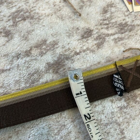 Men's Brown and Green Belt - Picture 4 of 4